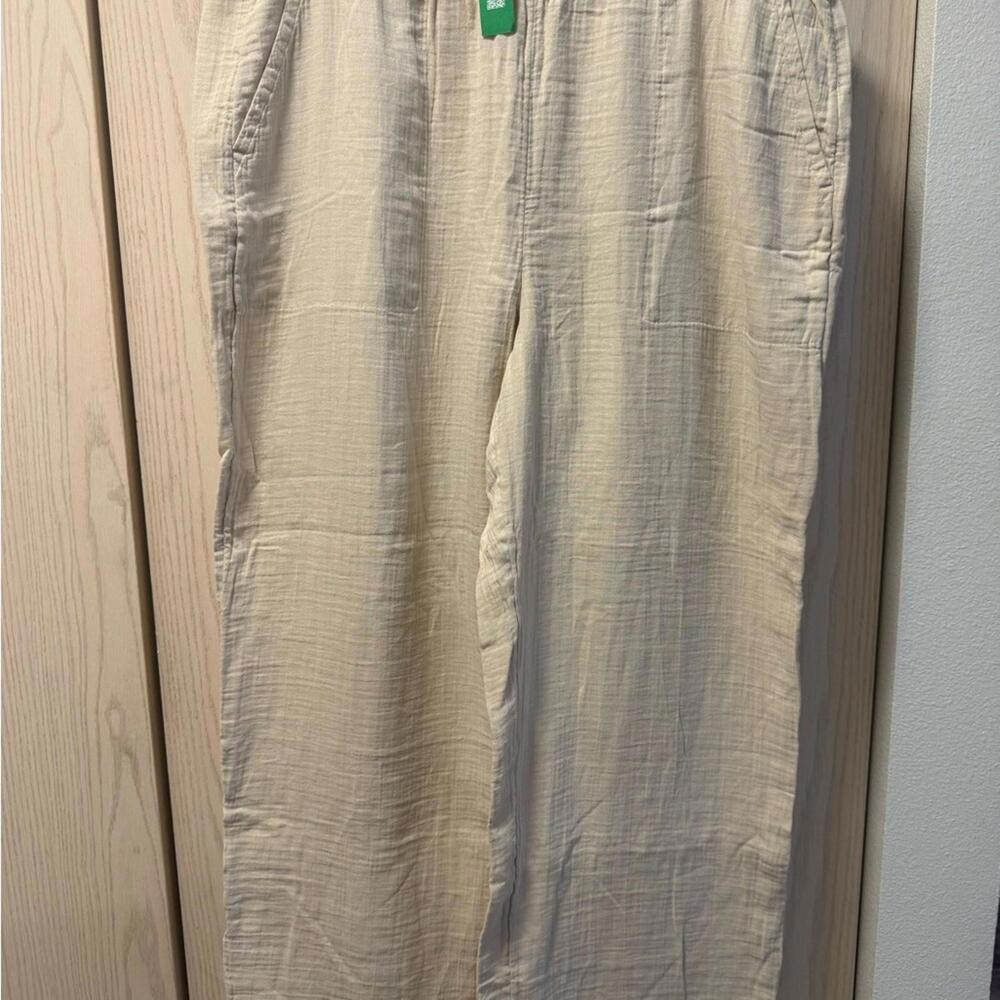 GAP Women’s tan linen blend pants